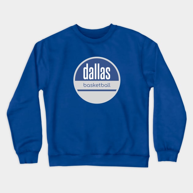 dallas basketball Crewneck Sweatshirt by BVHstudio